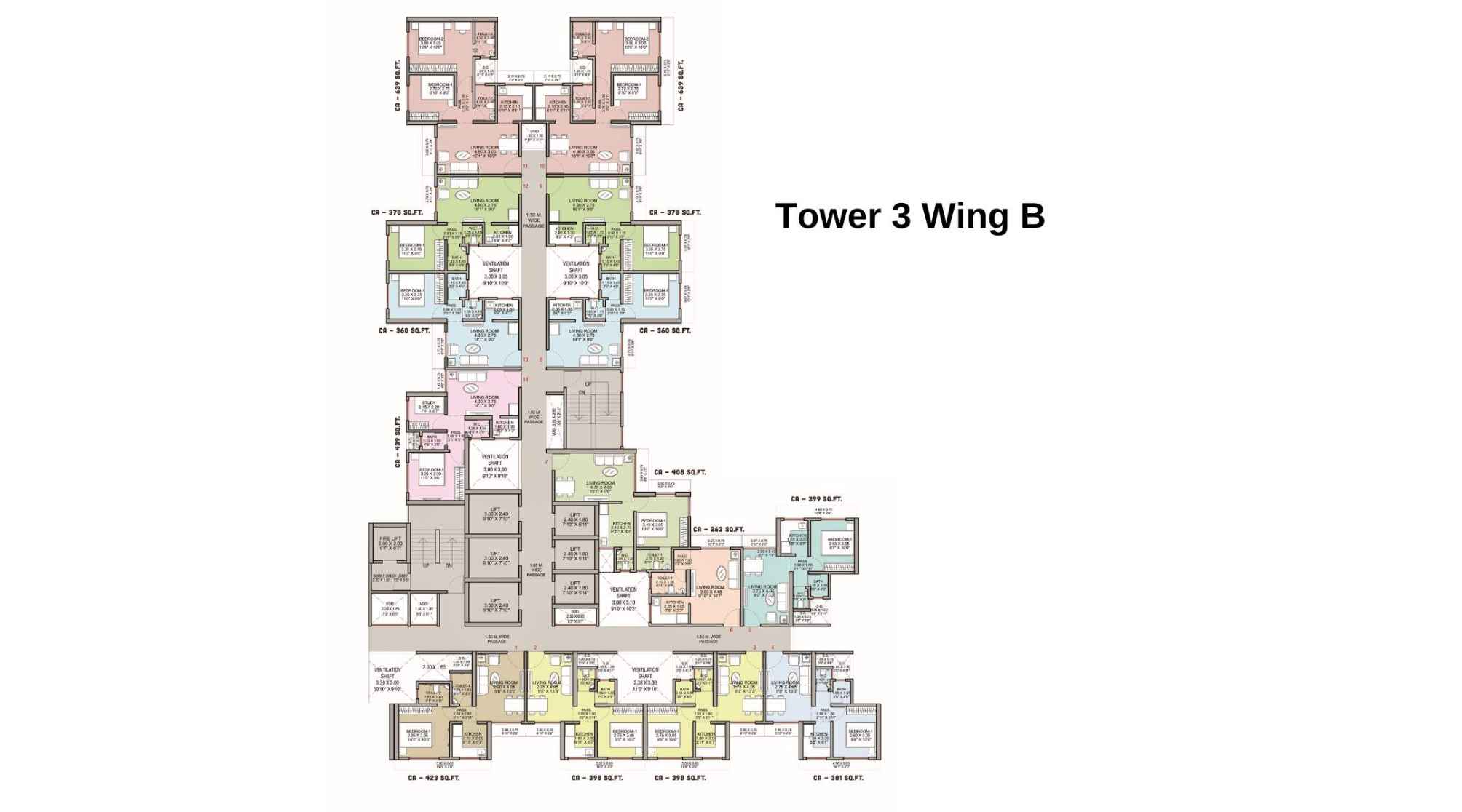 Haware-Shilphata-Floor-Plan-Tower-3-Wing-B